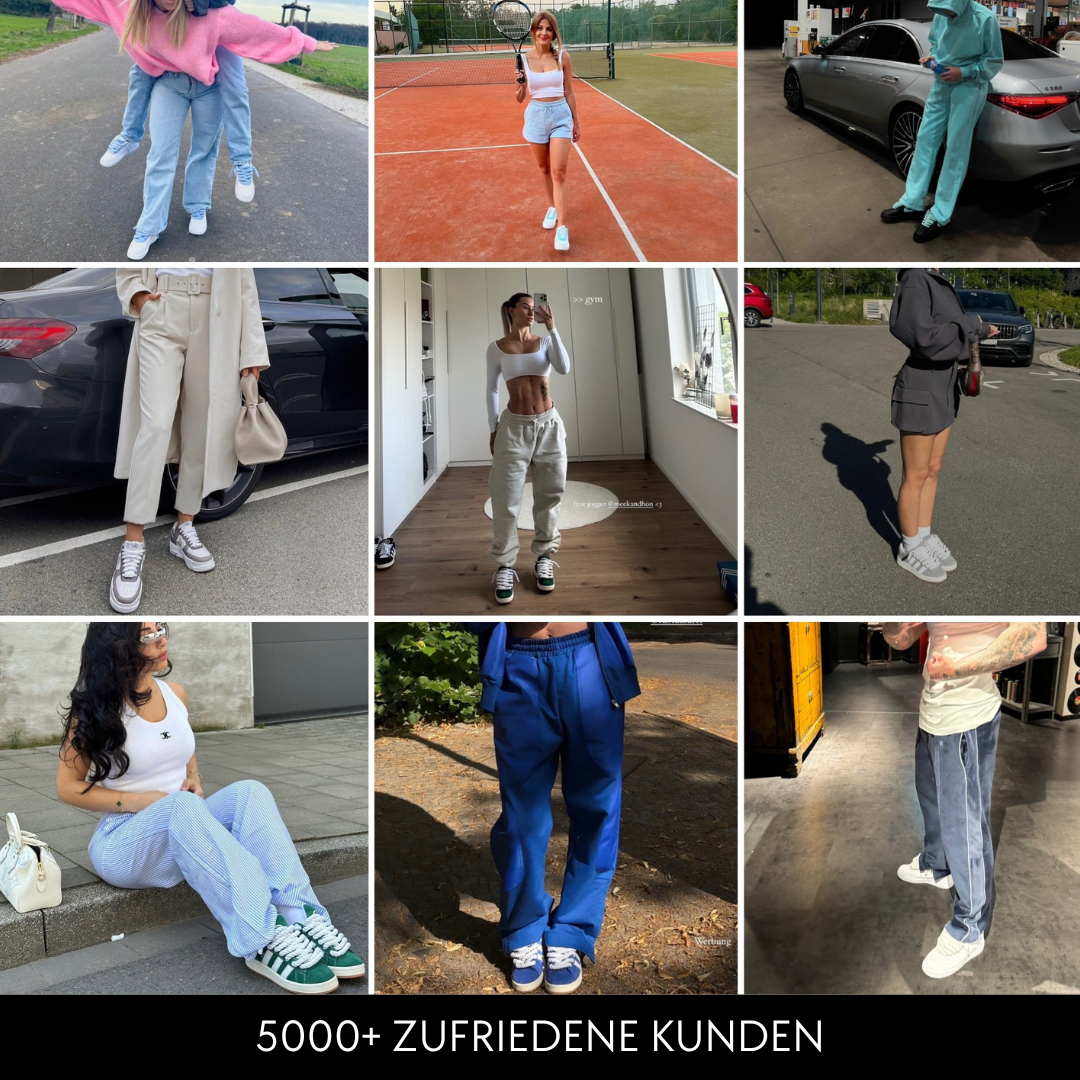 Custom Nike AIR Force 1 Sneaker - Dicke Schnürsenkel/Rope Babyblau