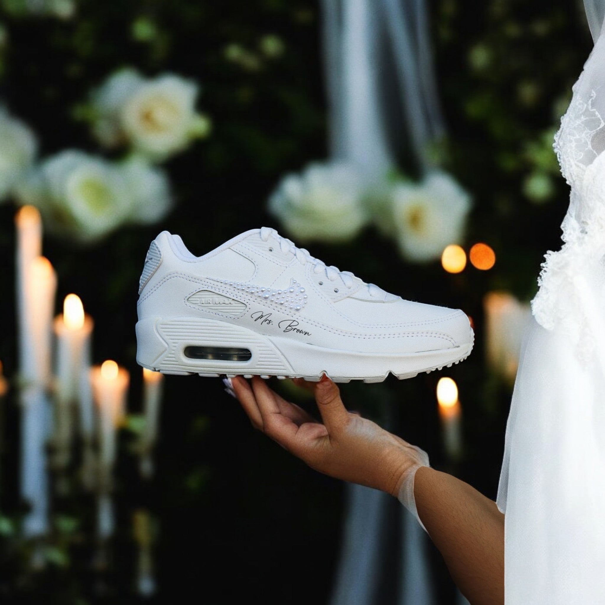 Sneaker AIR MAX 90 - Strass Swarovski WEDDING EDITION