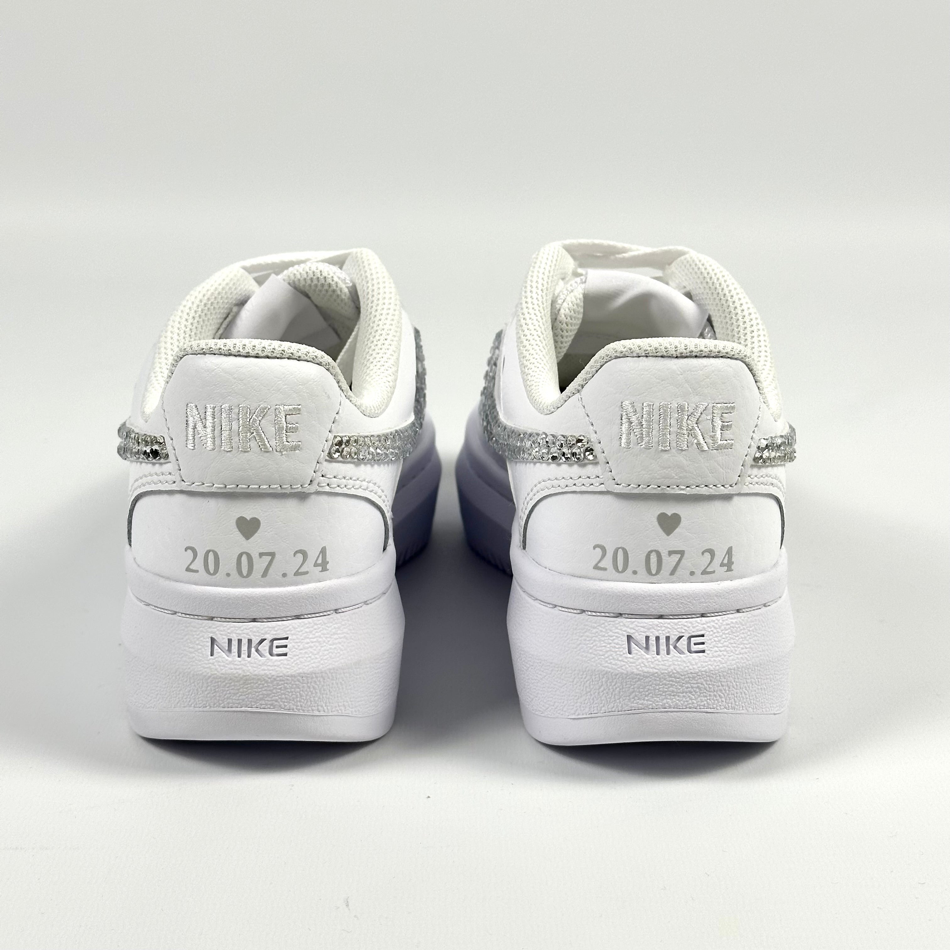 Nike Vision Alta Sneaker - Swarovski Rhinestones WEDDING EDITION