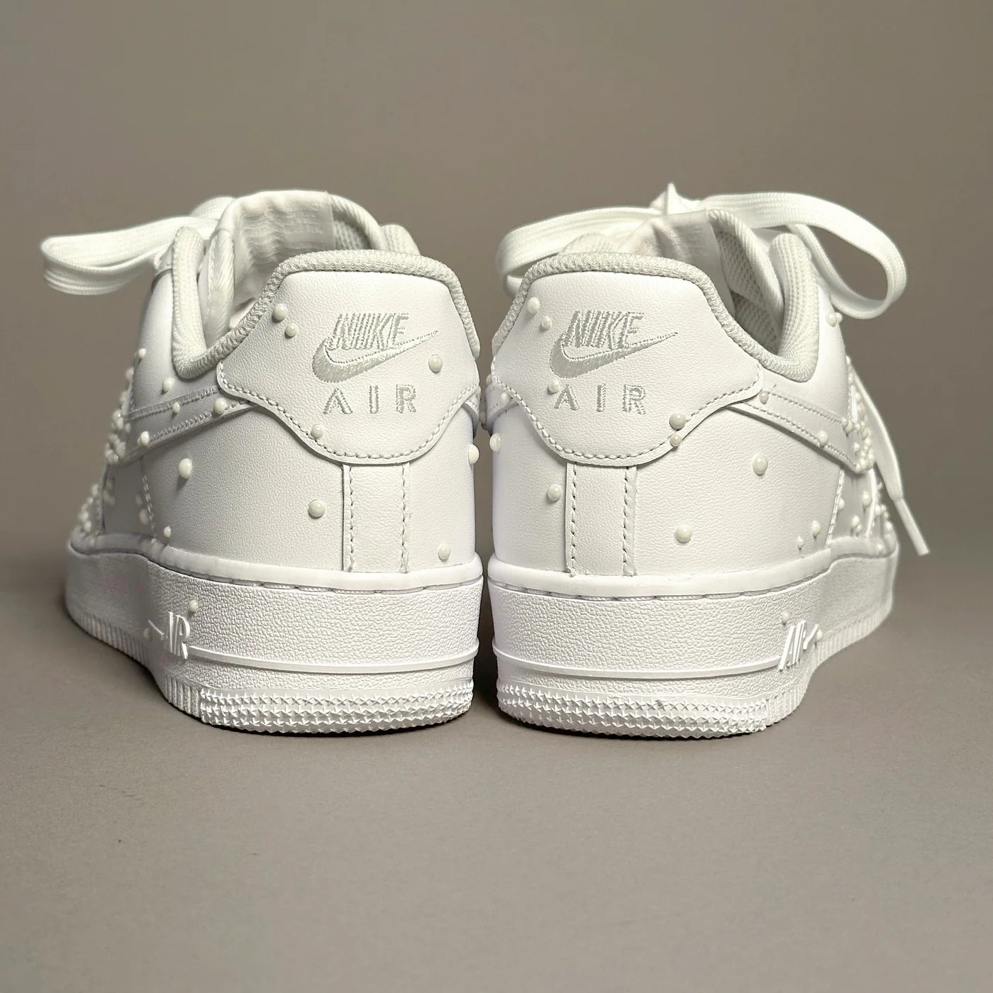Custom Nike AIR Force 1 Sneaker - Pearl Limited