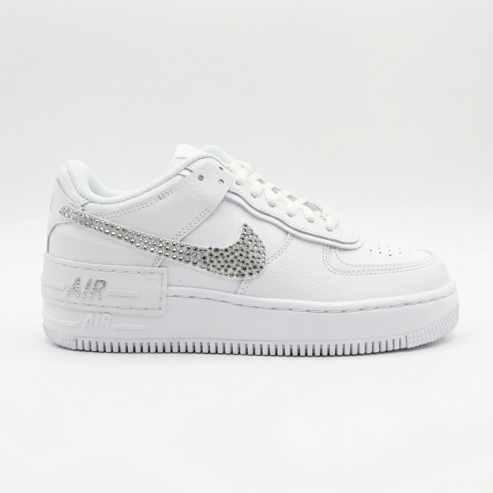 Custom Nike AIR Force Shadow 1 Sneaker- Swarovski Strasssteine