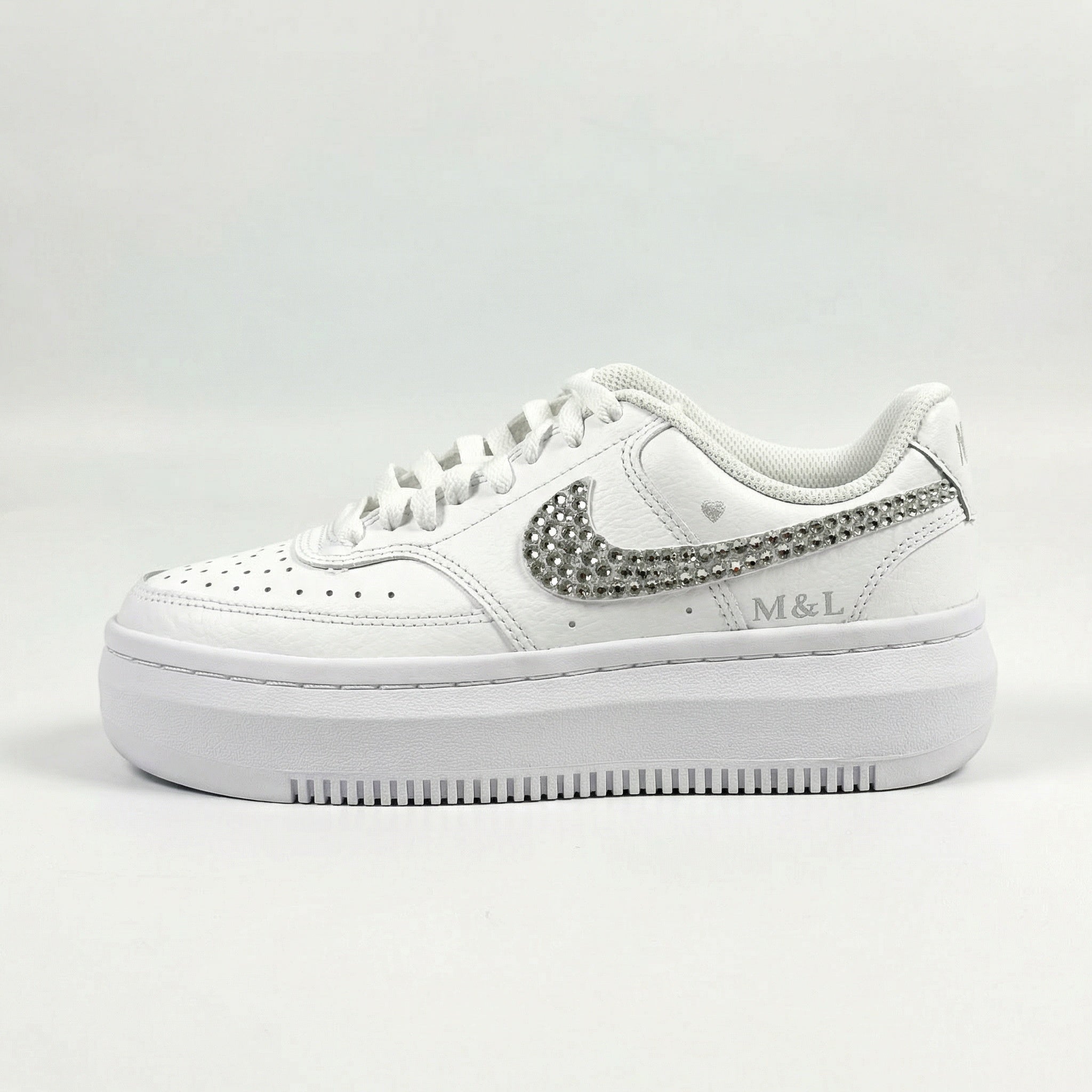 Nike Vision Alta Sneaker - Swarovski Strasssteine WEDDING EDITION