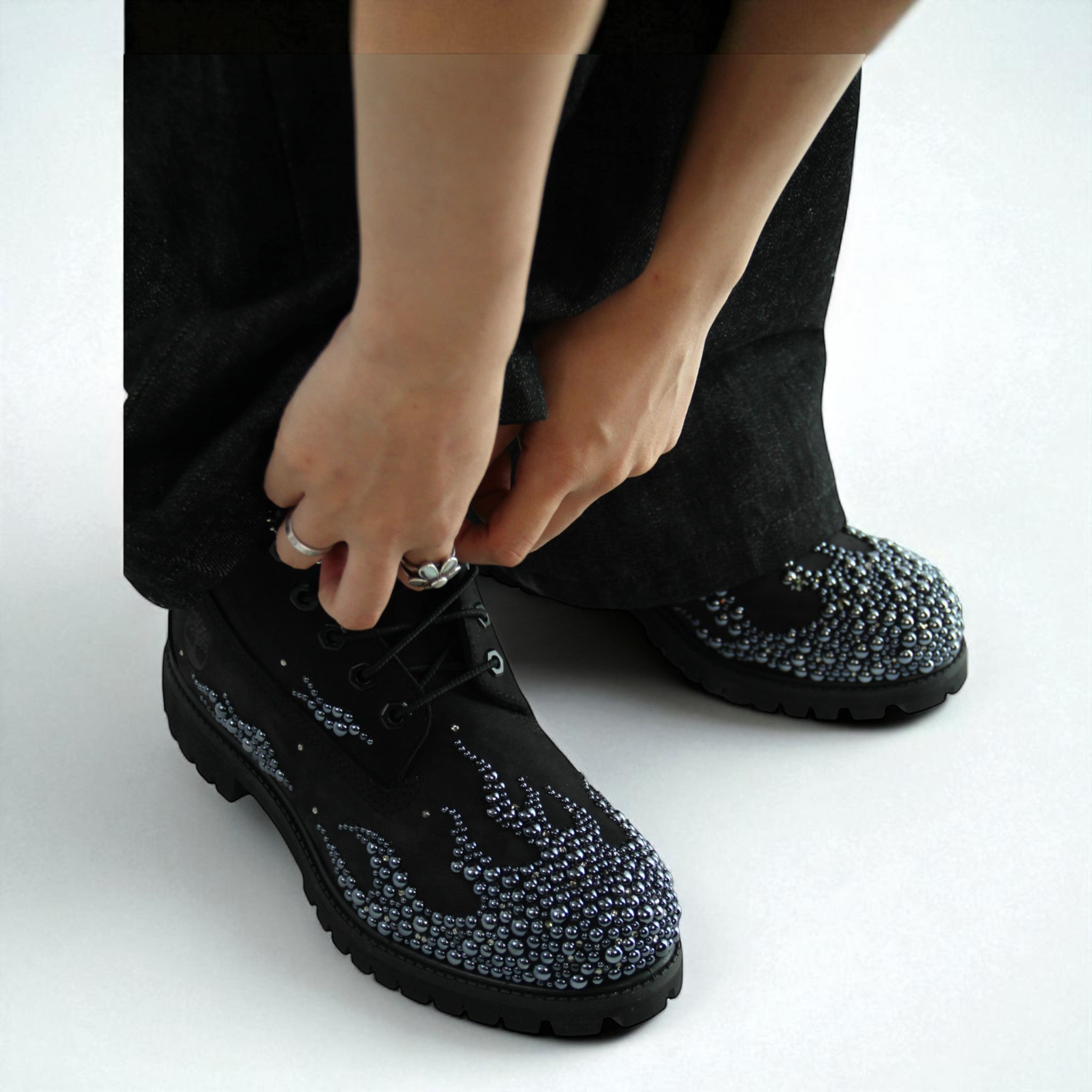 Timberland Pemium 6 Inch BLACK FIRE EDITION