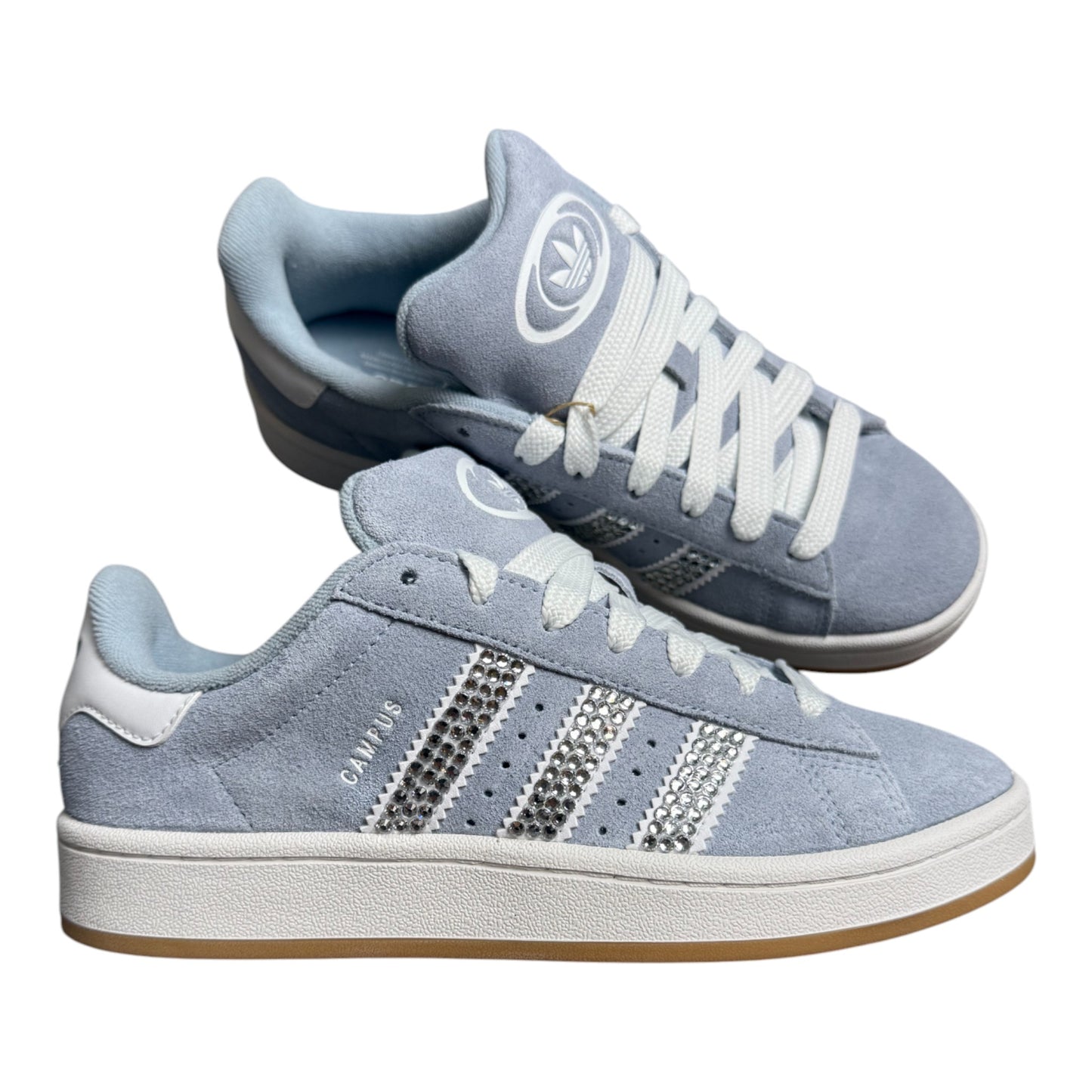 ADIDAS Campus 00s Full Beige Personalizado - Cordones Blanco