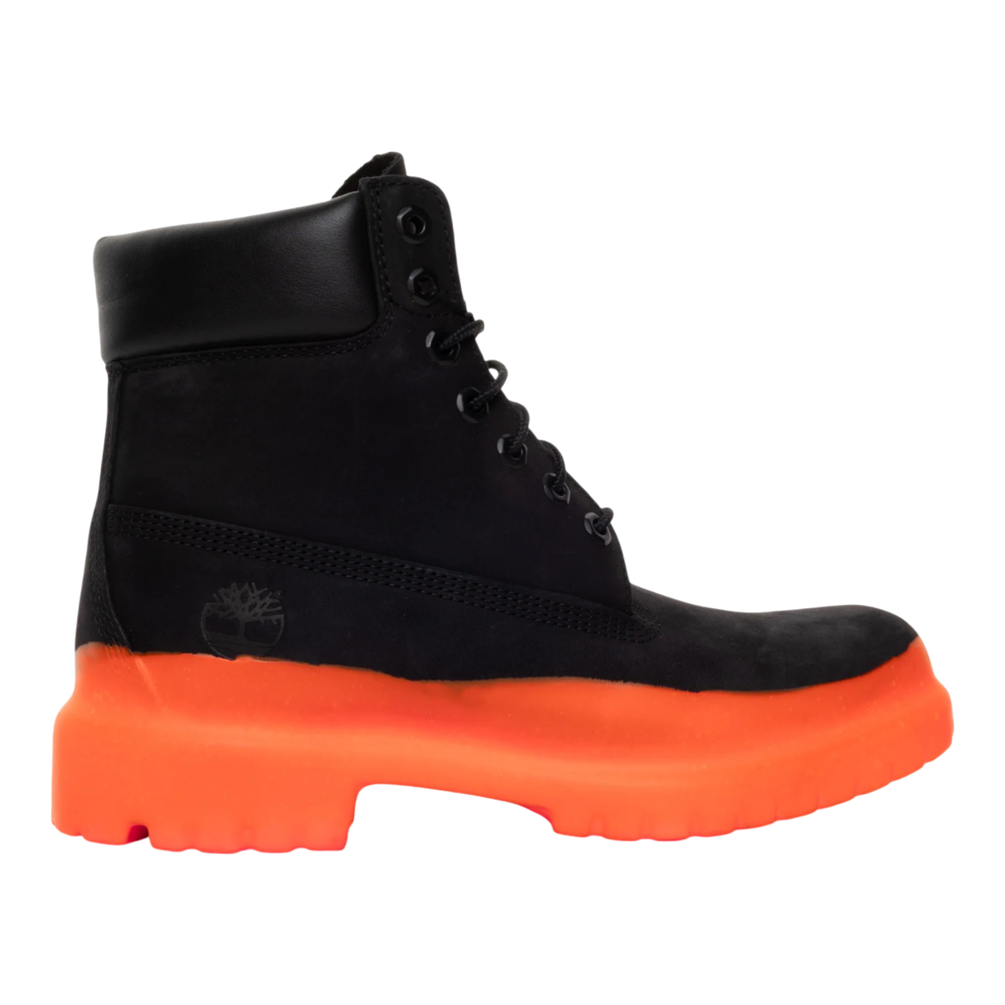 Timberland Pemium 6 Inch Black - ORANGE SOLES
