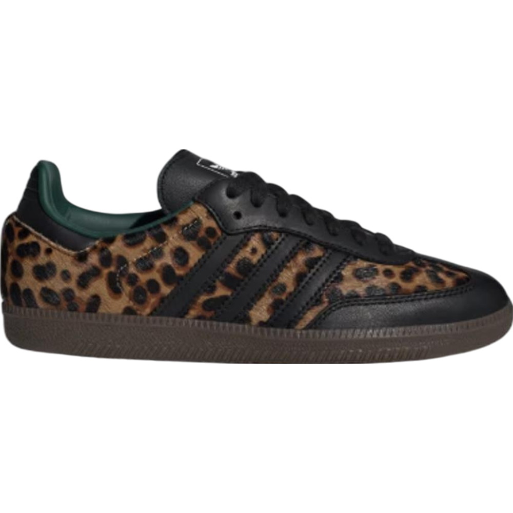 Adidas Samba OG Black Green Leopard