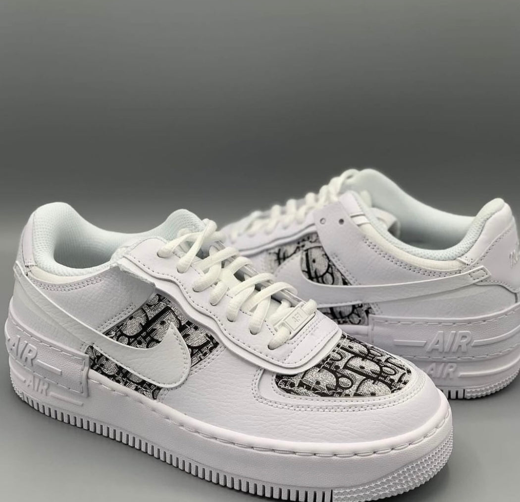 AF1 SHADOW Customized - CD Black Seite Sonderanfertigung - julescustomizedkicks