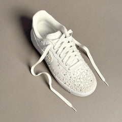 Custom Nike AIR Force 1 Sneaker - Pearl Limited