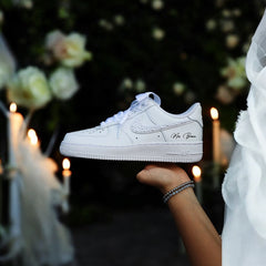 Baskets Nike AIR Force 1 personnalisées - Édition mariage 2.0