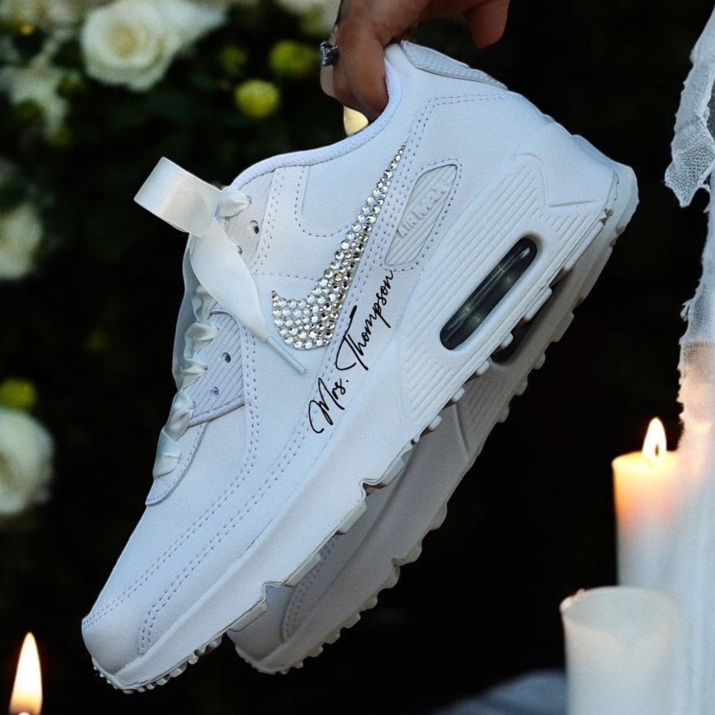 AIR MAX 90 Sneaker - Swarovski Strasssteine WEDDING EDITION