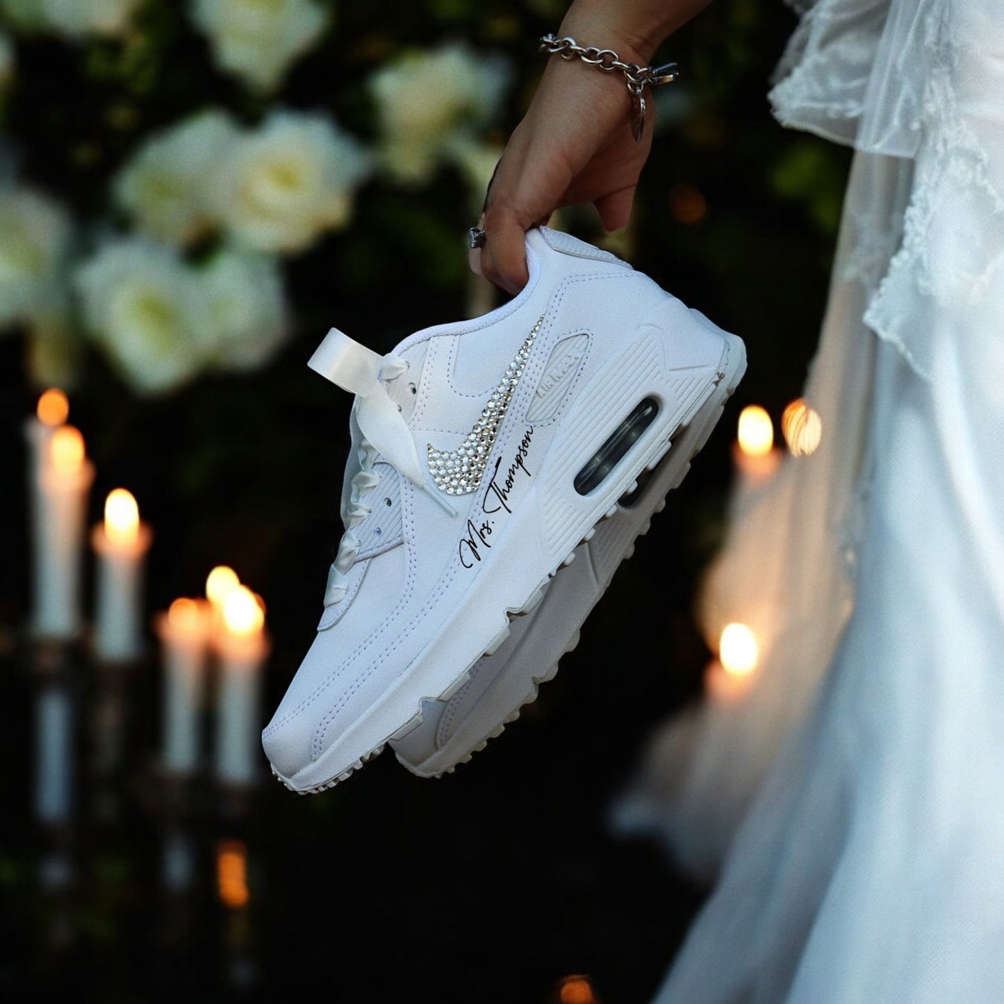 AIR MAX 90 Sneaker - Swarovski Strasssteine WEDDING EDITION