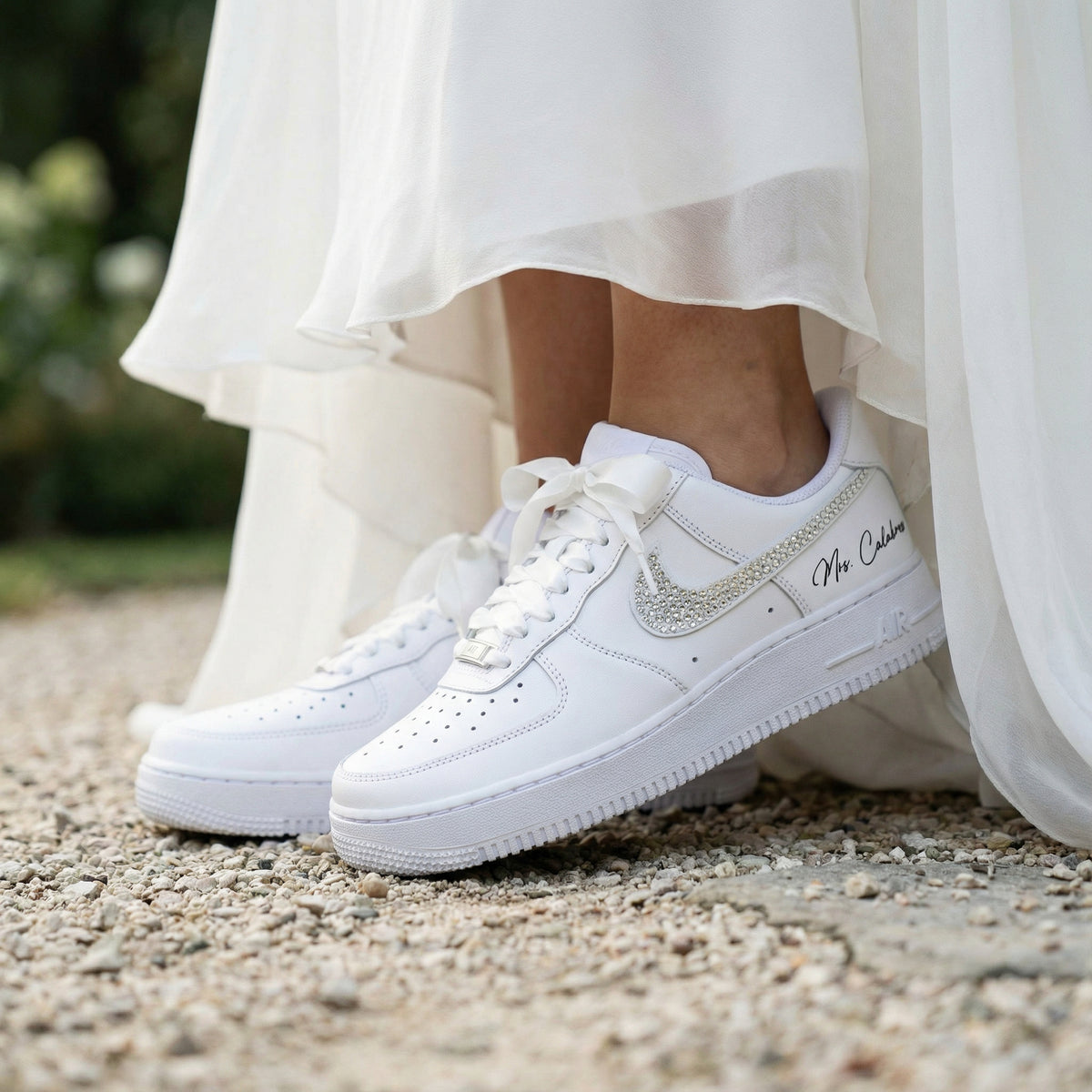 Custom Nike AIR Force 1 Sneaker - Wedding Edition 2.0
