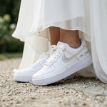 Custom Nike AIR Force 1 Sneaker - Wedding Edition 2.0