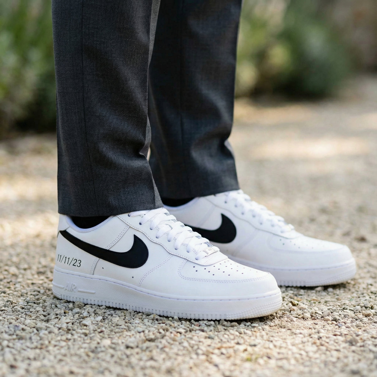 Custom Nike AIR Force 1 Sneaker - Wedding Edition 2.0