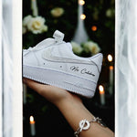Custom Nike AIR Force 1 Sneaker - Wedding Edition 2.0