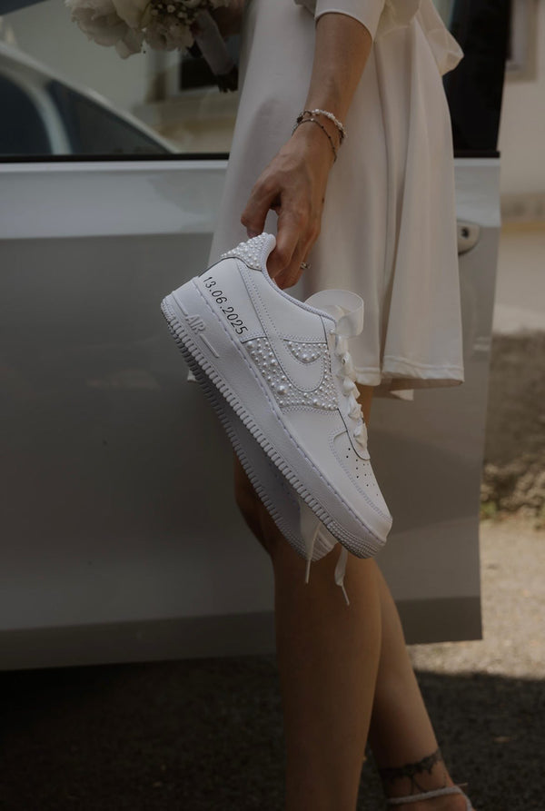 Custom Nike AIR Force 1 Sneaker - Wedding Edition 3.0