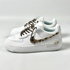 Baskets Nike AIR Force Shadow 1 personnalisées - Strass Swarovski LEO EDITION