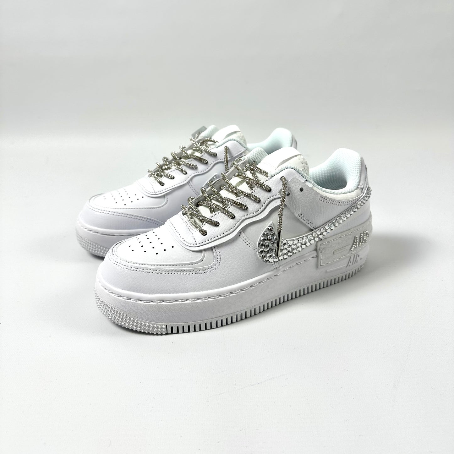 Custom Nike AIR Force Shadow 1 Sneaker - Swarovski Strasssteine 2.0