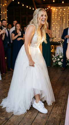 Baskets Nike AIR Force 1 personnalisées - ÉDITION SPÉCIALE MARIAGE