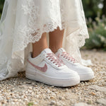 Zapatillas Nike AIR Force 1 personalizadas: edición para bodas 2.0