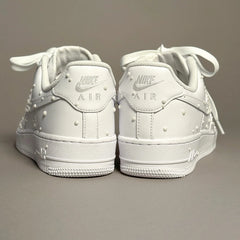 Custom Nike AIR Force 1 Sneaker - Pearl Limited