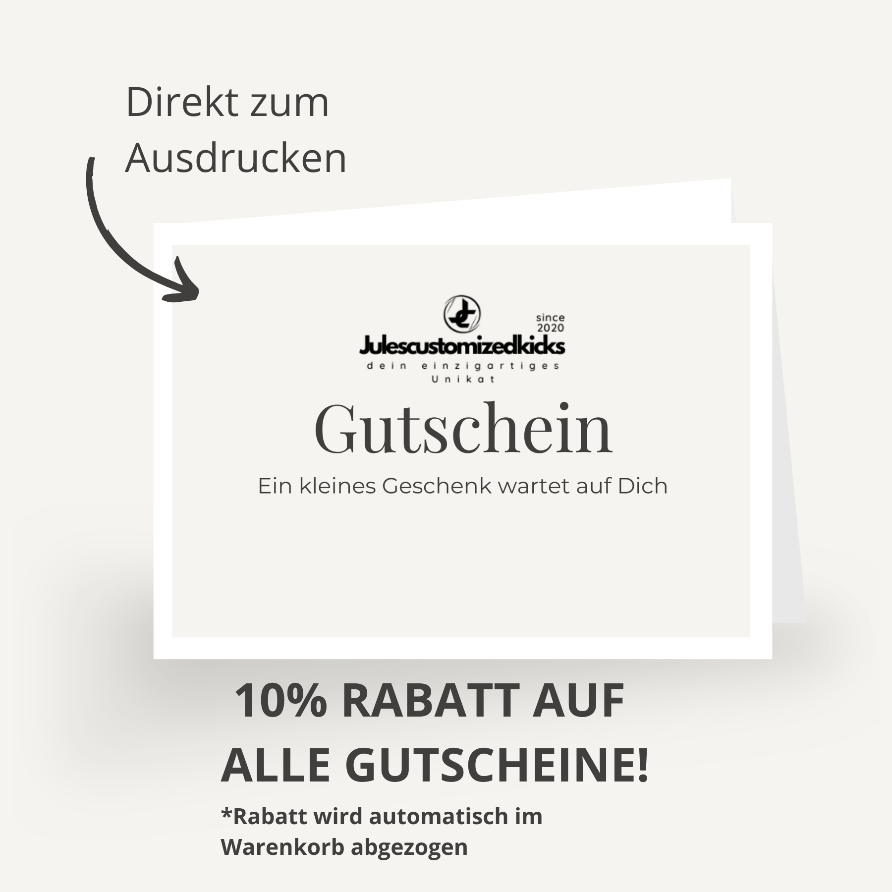 Geschenk Gutschein 🎁