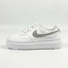 Nike Vision Alta Sneaker - Swarovski Strasssteine WEDDING EDITION