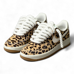 Custom Nike AIR Force 1 Sneaker - Leo Edition