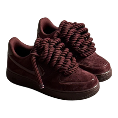 Custom Nike AIR Force 1 Sneaker - Rope Laces White