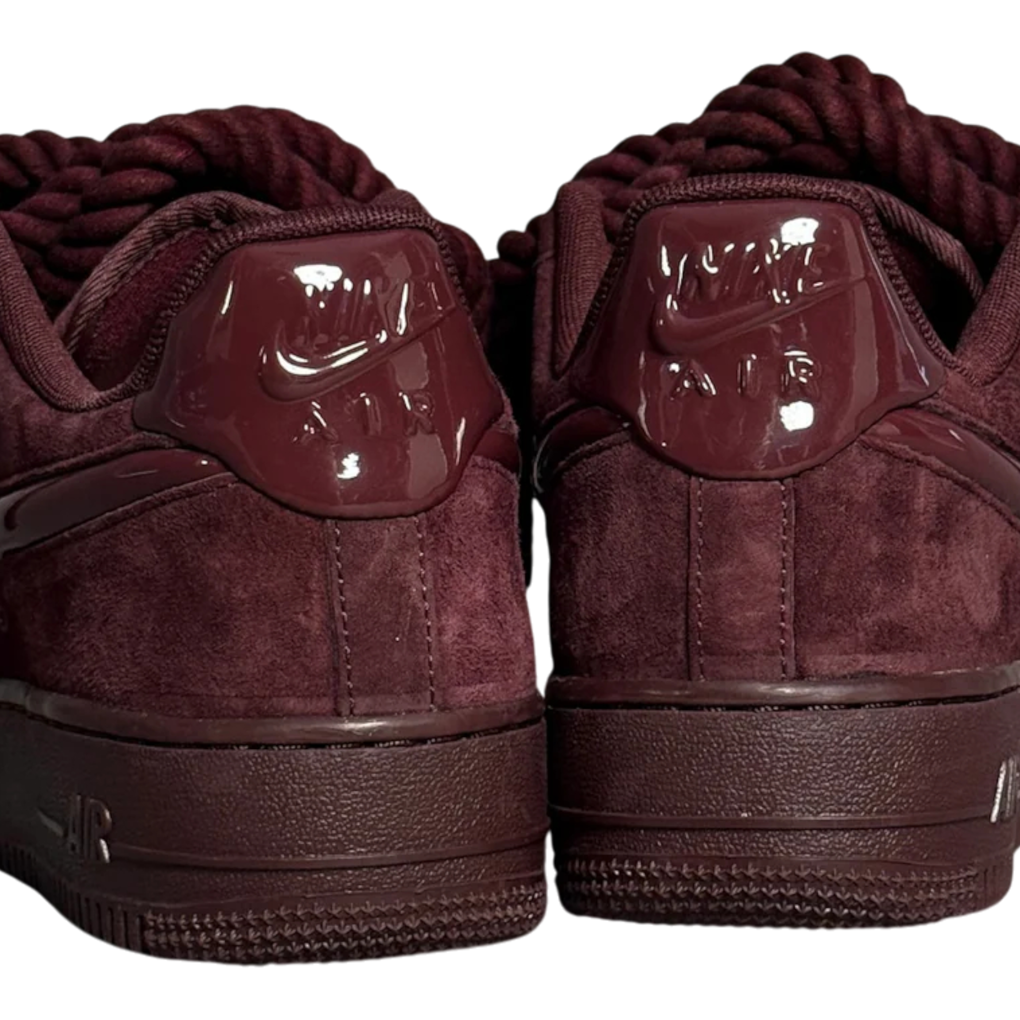 Custom Nike AIR Force 1 Sneaker - Rope Laces White