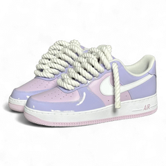 Custom Nike AIR Force 1 Sneaker - Bubblegum Edition