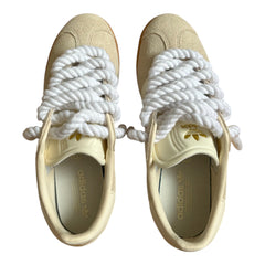 ADIDAS Campus 00s Full Beige Personnalisé - Lacets Corde Blanc