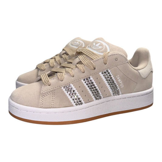 ADIDAS Campus 00s Beige Customized - Swarovski Edition