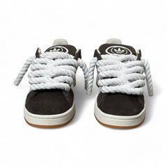 ADIDAS Campus 00s Full Beige Personnalisé - Lacets Corde Blanc