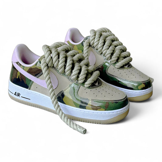 Custom Nike AIR Force 1 Sneaker - Camo Edition