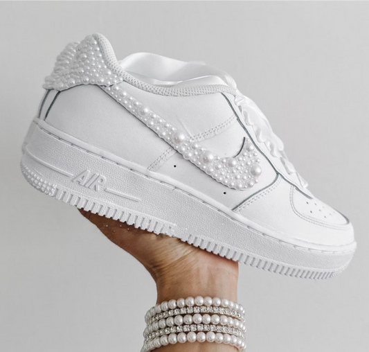 Custom Nike AIR Force 1 Sneaker - Wedding Edition 2.5