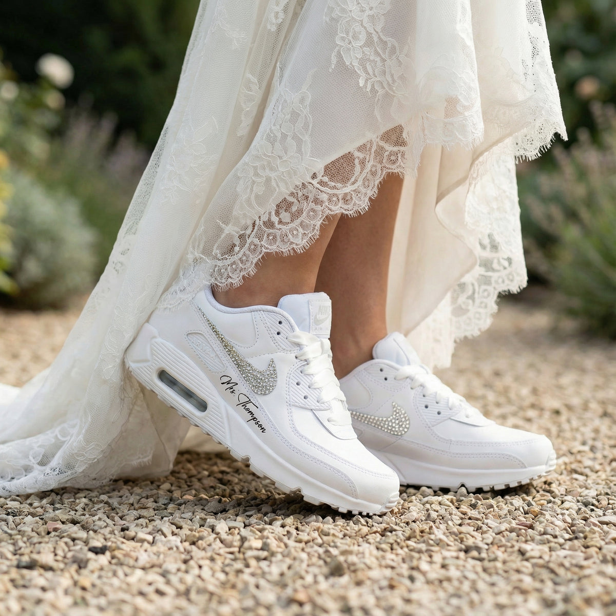 Zapatillas AIR MAX 90 - EDICIÓN BODA con cristales Swarovski