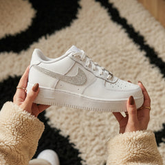 Custom Nike AIR Force 1 Sneaker - Strasssteine Swarovski