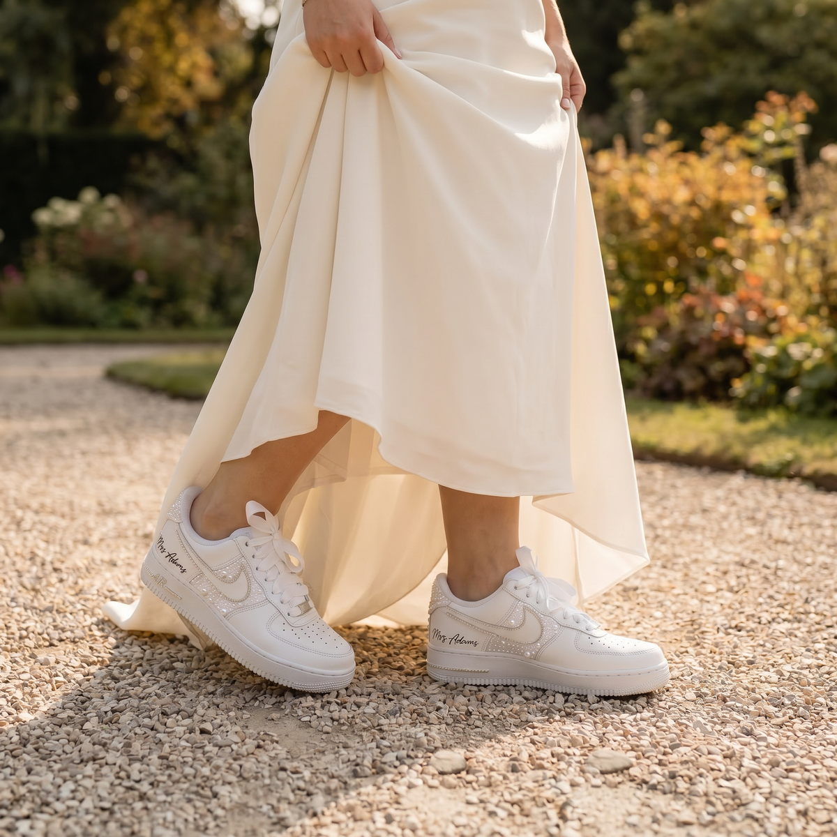 Custom Nike AIR Force 1 Sneaker - Wedding Edition 4.0