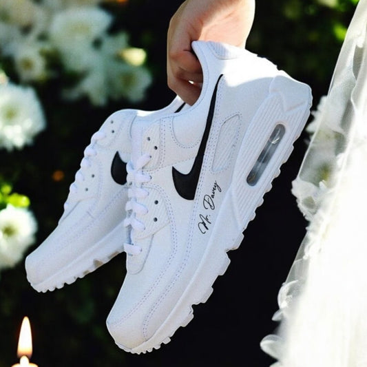 AIR MAX 90 Sneaker - Swarovski rhinestones WEDDING EDITION 