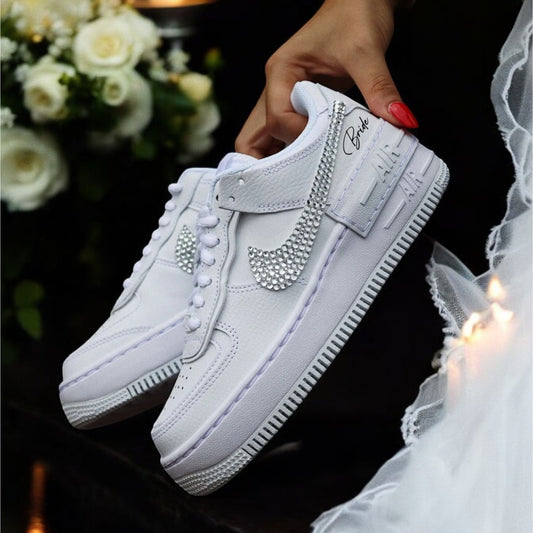 Custom Nike AIR Force 1 Sneaker - Wedding Edition 2.0