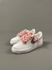 Custom Nike AIR Force 1 Sneaker - Rope Schnürsenkel Limitierte Pink Edition