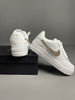 Custom Nike AIR Force Shadow 1 Sneaker - ROSE GOLD Swarovski Strasssteine WEDDING EDITION