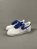 Custom Nike AIR Force 1 Sneaker - Rope Schnürsenkel Blaue Edition
