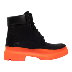 Timberland Pemium 6 Inch Black - ORANGE SOLES