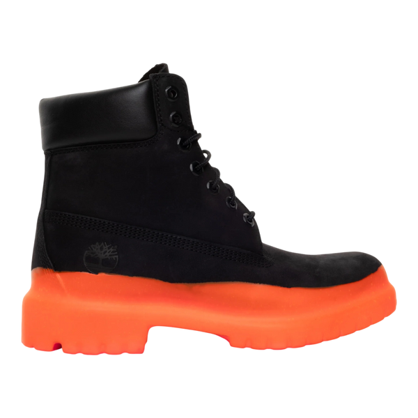 Timberland Pemium 6 Inch Black - ORANGE SOLES