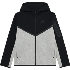 Nike Tech Fleece Zip Hoodie Black/Grey (GS)