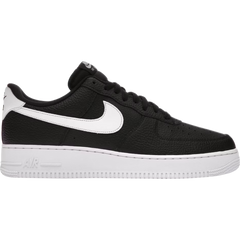 Nike Air Force 1 Low '07 Black White Pebbled Leather