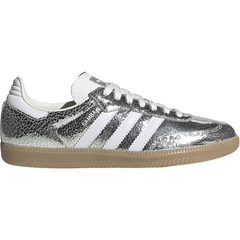 Adidas Samba OG Silver Metallic Cloud White (Women's)