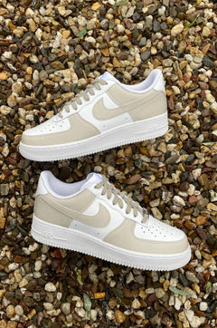 Baskets personnalisées Nike AIR Force 1 - Beige 2.0